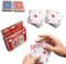Carte da Gioco Ramino, Mazzo di Carte Francesi – 2 Mazzi da 52 Carte + 2 Matte Rosso/Blu – Poker, Scala 40, Bridge, Texas Hold’em, Burraco, Durak, Mau Mau, Skat, Canasta