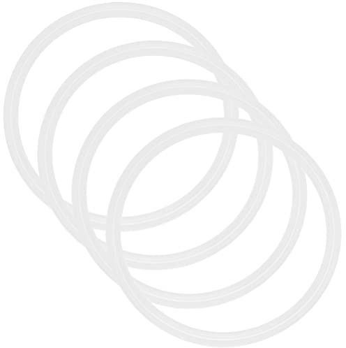 BESTonZON 4pièces Lot de Anneaux Silicone pour Bouteille Joint Étanchéité pour Couvercle Facile à Installer Et Réutilisable