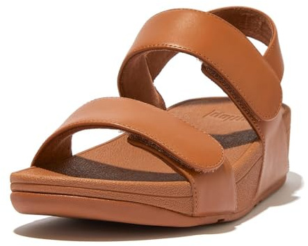 Fitflop LULU ADJUSTABLE LEATHER BACK-STRAP SANDALS