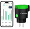 GreenSun Presa Smart Esterna - Presa Smart WiFi Outdoor Presa Intelligente Alexa VeSync App WIFI Presa Intelligente WiFi Presa con Misura del Consumo Energetico, Controllo Vocale