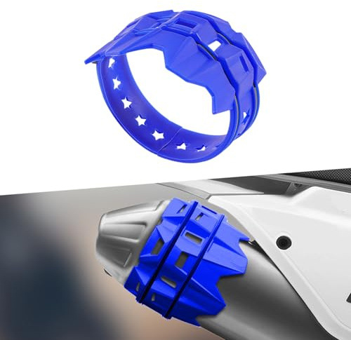 NICECNC Cubierta Universal para Tubo de Escape Compatible with Yamaha YZ65 YZ80/85 YZ125/250 YZ250F YZ426F/450F YZ125X YZ250X YZ250FX YZ450FX WR250F Compatible with Husaberg 85-610cc Ver Accesorios,