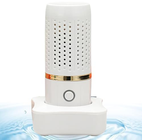 Huvqianu Lavadora de frutas y verduras, limpiador de frutas y verduras de 4800 mAh, purificador de alimentos inalámbrico de larga duración con potente función de limpieza para arroz, cocina, mariscos