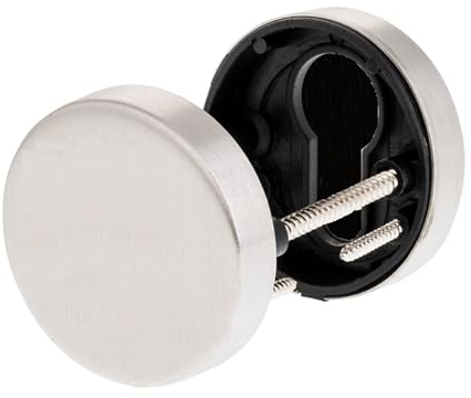 Blindrosette | Rund | V2a Edelstahl matt | 1 Paar