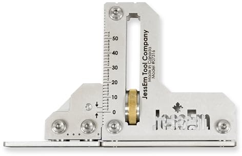 JessEm 07316 14 Gauge Stainless Steel Tool Setting Gauge - Metric - Small