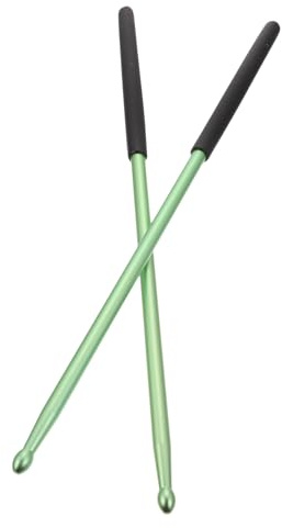 2 Stück Drumsticks aus Aluminiumlegierung für Trommeln | Musikzubehör für Übung und Auftritt, für Schüler und Einsteiger, Komfortabler Griff, Tragbar