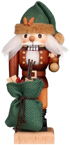 Christian Ulbricht Nussknacker Weihnachtsmann Waldfreund Natur - 26 cm