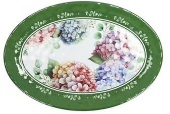 BRANDANI 51196 VASSOIO OVALE FLORA MELAMINA