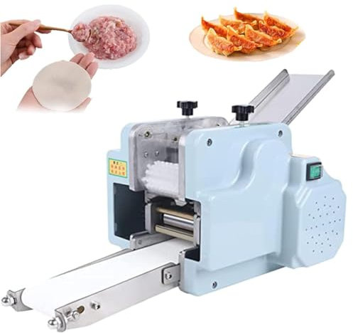 Macchina automatica per avvolgere ravioli commerciali/domestici Gyoza Wonton Skin, Macchina per ravioli elettrici multifunzionale da 120 W Macchina avvolgitrice per ravioli Wonton 60 pezzi/min