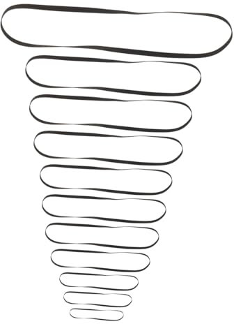 UPKOCH 11piezas De Goma Para Tocadiscos De Transmisión De Vinilo Accesorios Para Gramófonos y Reproductores De De Instalar y El
