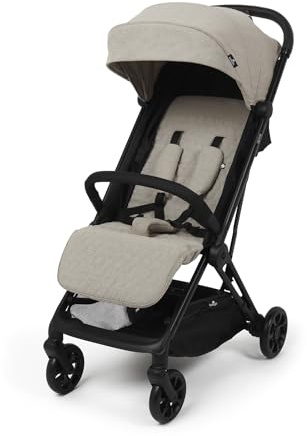 Babylo Spire Auto Einhand-Kinderwagen, kompakt, Geburt bis 22 kg (ca. 4 Jahre), Latte