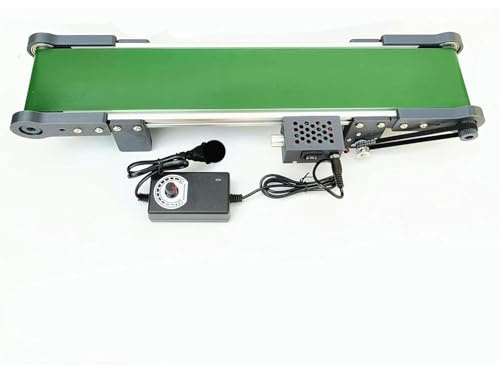 Nastro trasportatore portatile da tavolo in PVC - Elevatore automatico di produzione per esperimenti di attrito 50/70 cm - Ideale per dimostrazioni tecniche e uso in aula