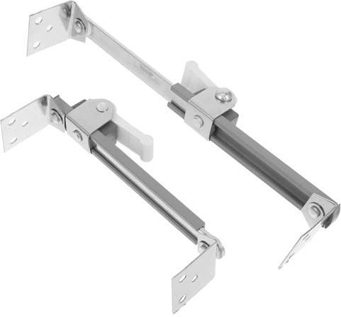 GAROZATION 2pcs Adjustable Universal Tv Wall Mount Bracket Anti-tilt Safety Device for 14-20cm Flat Screen Tvs Wall Shelf Support Compatible with Lcd LED Televisions