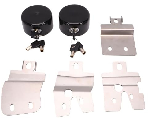 Generic Lucchetto di Ricambio Slick Lock Resistente, Adatto per Furgoni 1997+, Include Coperture e Serrature per Spinner, Protezione di Lunga Durata, Installazione Rapida