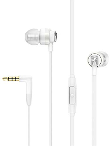 Sennheiser CX 300S In Ear Headphone with One-Button Smart Remote - White