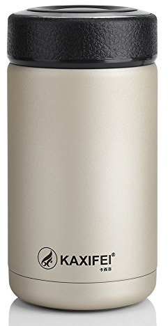 Stainless Steel Vacuum Cup Insulated Mug Thermal Insulated Coffee Water Bottle for Outdoor Travel (Champagne)