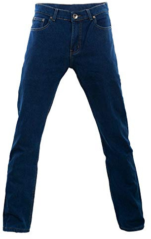 Toocool Jeans Polaire, Pantalon Chauffant Homme d'hiver à Coupe Classique, Pantalon Doublé Polaire Homme, Jeans Doublés pour Hommes, Jeans d'hiver à Coupe Classique pour Hommes H001 [48, Bleu]