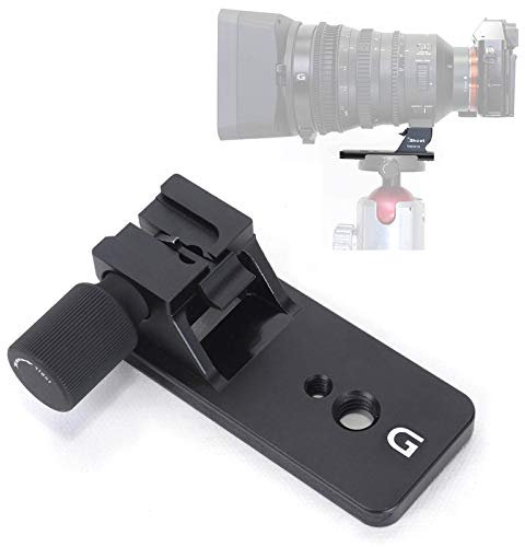 iShoot Lens Collar Foot Tripod Mount Ring Socket Base Compatible with Sony FE 100-400mm f/4.5-5.6 GM OSS, 70-200mm f/2.8 GM OSS & II, 18-110mm f/4 G OSS PZ, Bottom's Arca-Swiss Fit Quick Release Plate