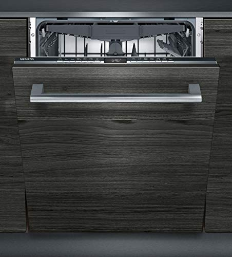 Siemens SN63HX36TE iQ300 - Lavastoviglie completamente integrata, E, 94 kWh, 13 MGD, compatibile con Smart Home Connect, varioSpeed Plus, cestello superiore con rackMatic bianco