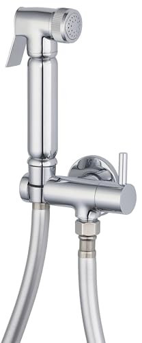 Kit Hygiène WC Confort avec Robinet + Support + Flexible + Douchette - Arrivée Encastrée NOYON & THIEBAULT
