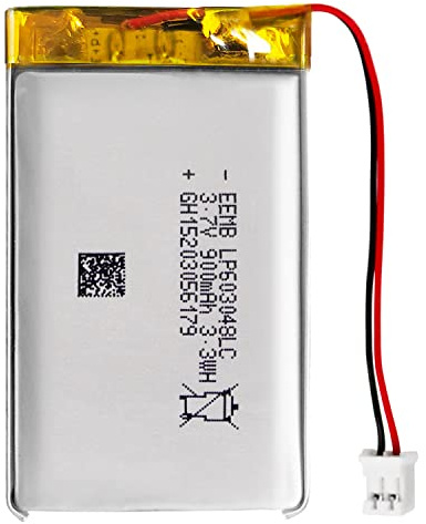 EEMB Batería 3.7V 900mAh 603048 Bateria de lipo Recargable Bateria Litio con Conector JST ¡Asegúrese de Que la polaridad del Dispositivo Coincide con la batería Antes de Comprar!