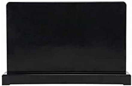 JGATW Knife Block Knife Holder Double Side Powerful Magnet Resin Kitchen Metal Gadgets Storage Rack Universal Knife Block Knife Holder (Blue : Schwarz, Size : 32.7 * 9.6 * 21cm)