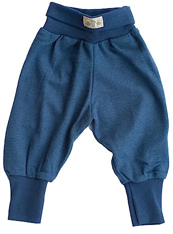 Lilano, Baby Hose mit Nabelbund, Wolle Seide, 210 g/m² (Marine, 80)
