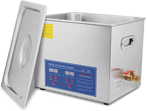 NVYAZJ Professional 10L Ultrasonic Cleaner, Commercial Electric Hypersonic Instruments with Digital Timer and Heater 40kHz Touch Controllable, Industrial Cleaning Machine