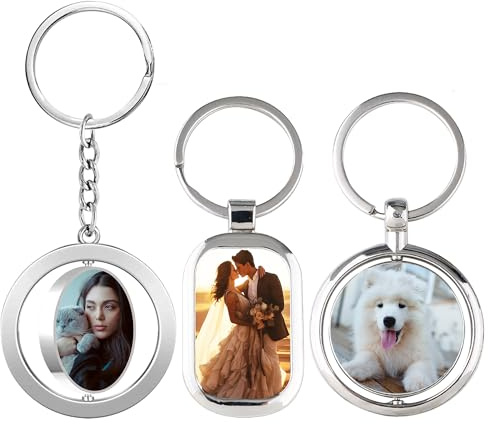 Le'qu bay Benutzerdefinierter Schlüsselanhänger mit Bild | Paar-Schlüsselring | Personalisierte Schlüsselanhänger | Autoschlüsselanhänger | Idol-Foto-Souvenirs | Fotogeschenke | Foto-Schlüsselring.