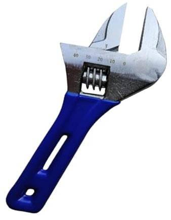Jvjggag Chiave inglese regolabile, piccola chiave inglese, utensile versatile in acciaio, chiavi antiscivolo, chiave con grandi aperture, manico corto, strumento resistente all'usura per edilizia e