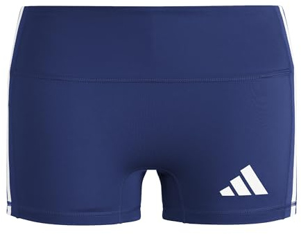 adidas Damen Volleyball 3-Stripes 4 Inches Tights, Team Navy Blue 2, M 4 inch