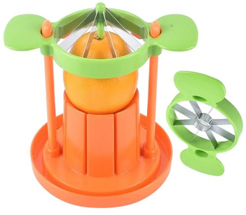 Affettatrice frutta | Frutta Corer e affettatrice strumento separatore d'arancia – Acciaio inox resistente frutta Corer, condizionatore d'arancia facile da usare e Wedger per patate, cipolle, altro