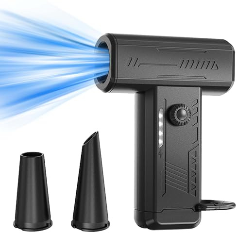 Electric Air Duster 130000RPM Super Power Cordless Air Duster, 3 velocidades ajustables mini soplador con batería, soplador de polvo para ordenador, teclado, hogar, exterior y coche
