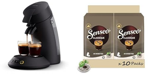 Philips Machine à café à dosette Senseo Original & Senseo Café Classique 400 dosettes