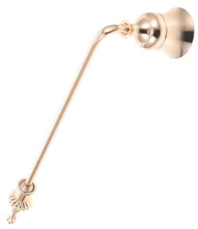 DECOMELODY Kerzenlöscher Vintage Stil Langem Griff Für Sicheres Dochtlöschen Und Heimdekoration