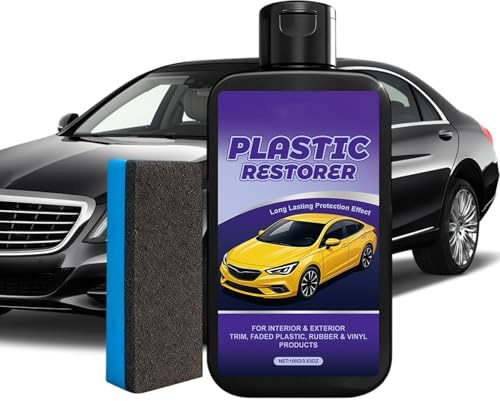 Protoence Auto Kunststoff Leisten Restaurator | 100g UV-beständige Reparaturpaste | Mit Für Die Reparatur Von Kratzern Im Autolack | Für Detailpflege Stoßstange Verblassen Sitz SUV ATV LKW