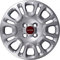 1 COPRICERCHIO COPPA RUOTA 14 PANDA 2012 IN POI LOGO ROSSO NON ORIGINALE SINGOLO 9190