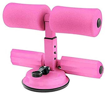 SMSOM Sitzen Sie die Bar - SUCT-SUCT-SIT-Equiment für Boden - tragbare 3 höhenverstellbare Sit-up für Home-Workouts, mehrere Farben verfügbar (Color : Pink)