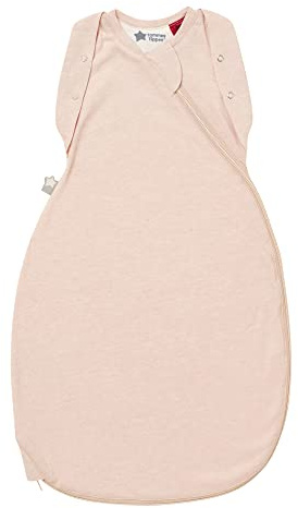 Tommee Tippee The Original Grobag - Saco de dormir para recién nacidos, diseño saludable para la cadera, tela suave rica en algodón, 0-3 m, 1.0 TOG, rubor