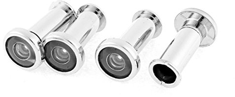 Ruilogod Home 24mm Dia 180 Degree Wide Angle Door Peephole Spyhole Viewers 4pcs (id: c03 634 b48 692 b71