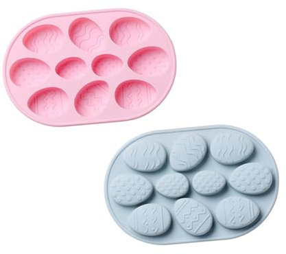 MAGICLULU 2stücke Easter Silikonform Für Kuchen Und Seifen Wiederverwendbare Backwerkzeuge Für Kreative -bäckerei Und Dekoration