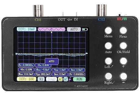 Oscilloscope Numérique Portable, Kit d'Oscilloscope Numérique Portable, écran LCD rétroéclairé de 3,2 Pouces, Automobile Portable, Oscilloscopes