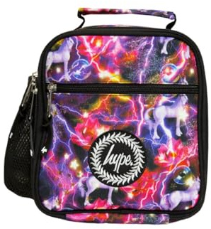 hype Lightning Unicorns Lunch Bag (One Size) (Black/Multicoloured)