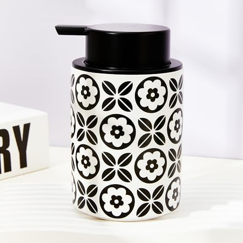 Foam Hand Soap Dispenser Ceramic Dish Liquid Dispenser for Kitchen Hand Wash Dispenser