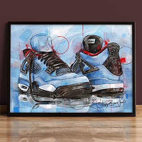 JosHoppenbrouwers Jordan 4 Travis Scott cactus jack poster (70x50cm) *unframed