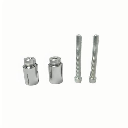 JCSUMRID 7/8 Motorcycle Handle Bar Ends Expansion Mounting Screws | Universal fits 17-22mm handlebar, CNC Aluminum , Easy Install for handguard bar end slider caps