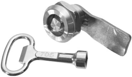 Vierkant Edelstahl Schaltschrank Schloss Schaltschrank Schlüssel Zählerschrank Verteiler Möbelschloss in 5 Grössen zur Auswahl von 0-20mm (Schloss / 15mm)
