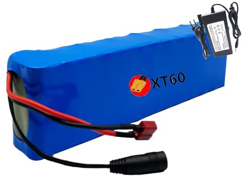Batería de Bicicleta 48V 36Ah 13S2P Eléctrica Batería de Iones de Litio BMS Incorporado para Bicicleta Eléctrica con Motor de 500W Scooter con Cargador XT60 Plug,48V 36Ah