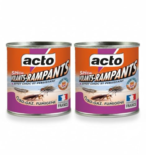Lot de 2 fumigènes ACTO CUBO GAZ – Une solution efficace contre les insectes