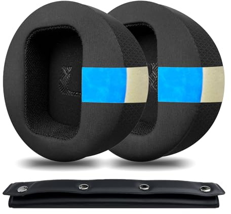 Nullmini Ersatz-Kühlgel-Ohrpolster für Beyerdynamic DT770/Pro DT880/Pro DT 990/Pro MMX300 Custom One Pro Kopfhörer-Ohrpolster Kopfband (Kühlgel A)