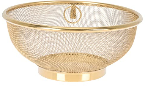 DONFAMDS Colador De Cocina De Acero Inoxidable Malla Fina Multifuncional Para Lavar Verduras Frutas y Pasta Filtro Escurridor Práctico Para Uso Diario Hogar